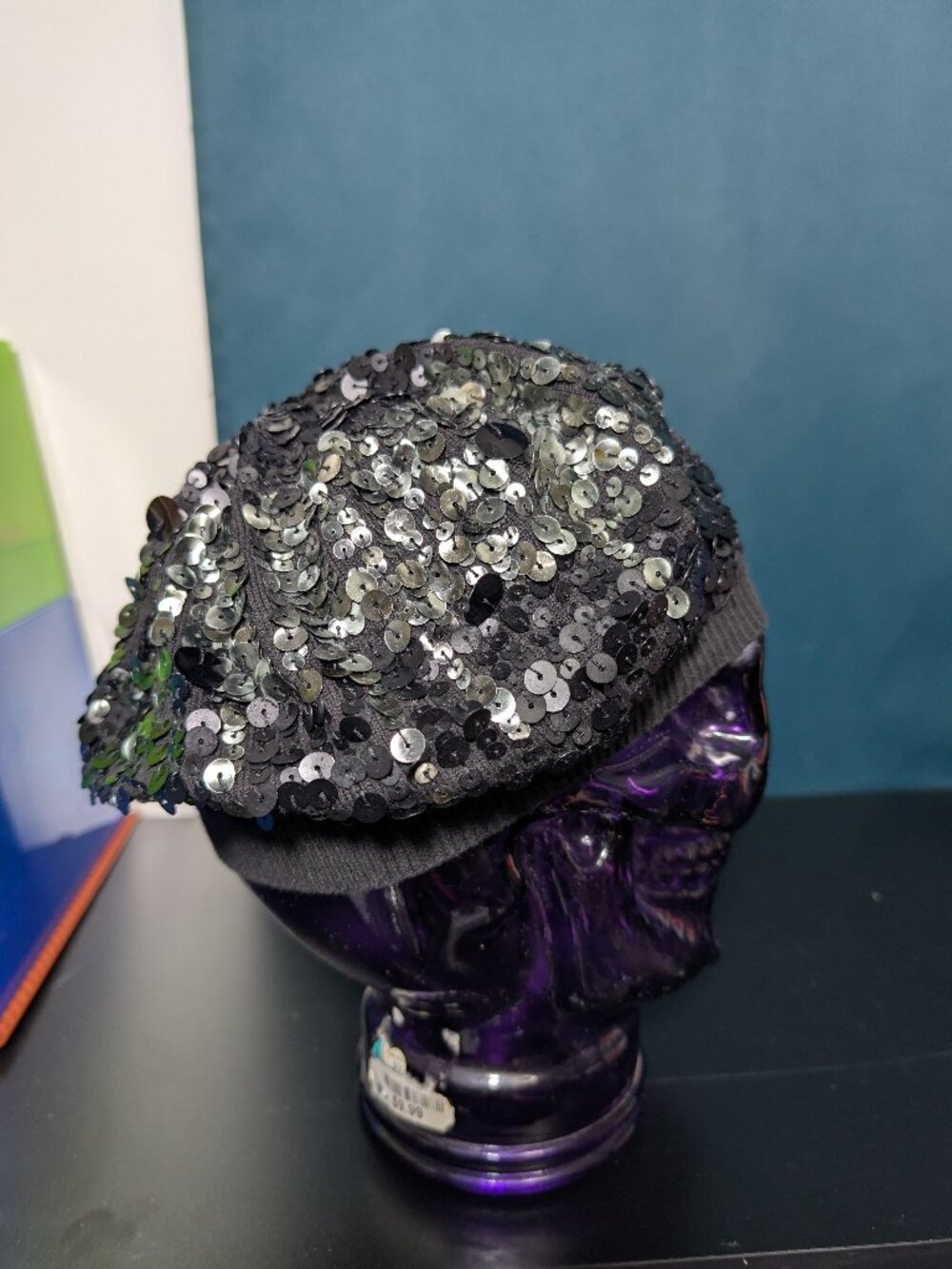 Black Sequence Juice Couture Cap/Beany